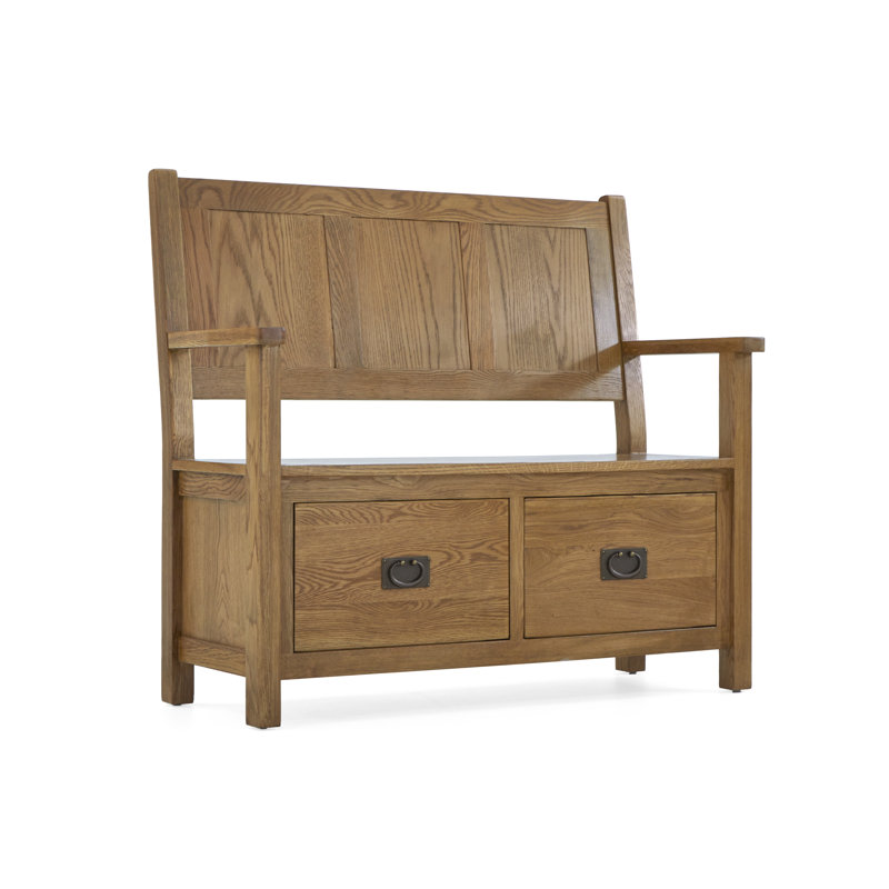 Gracie Oaks Garderobenbank mit Stauraum aus Holz Wayfair.de